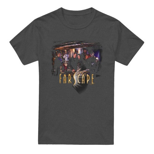 Front - Farscape Unisex Adult Cast Heather T-Shirt
