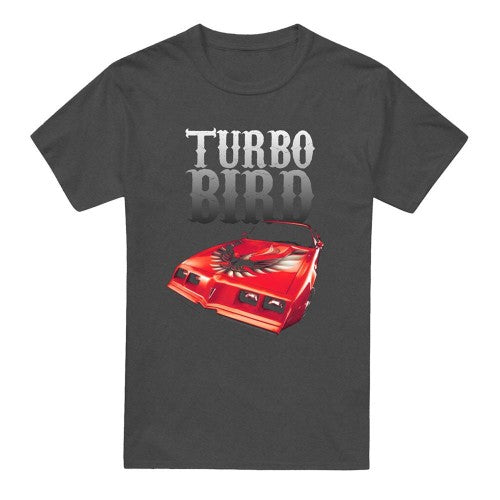 Front - Pontiac Unisex Adult Turbo Bird Heather T-Shirt
