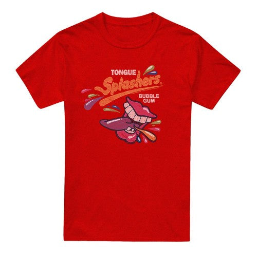 Front - Dubble Bubble Unisex Adult Distressed Logo Heather T-Shirt