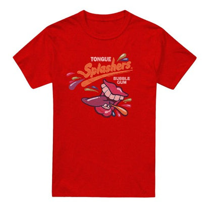 Front - Dubble Bubble Unisex Adult Distressed Logo Heather T-Shirt