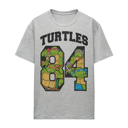 Front - Teenage Mutant Ninja Turtles Womens/Ladies Turtles 84 Heather T-Shirt
