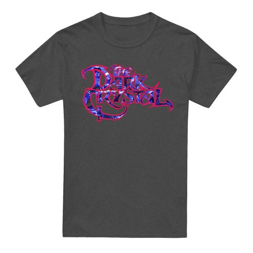 Front - Dark Crystal Unisex Adult Collage Logo Heather T-Shirt