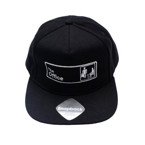 Front - The Office Mens Logo Snapback Baseball Cap