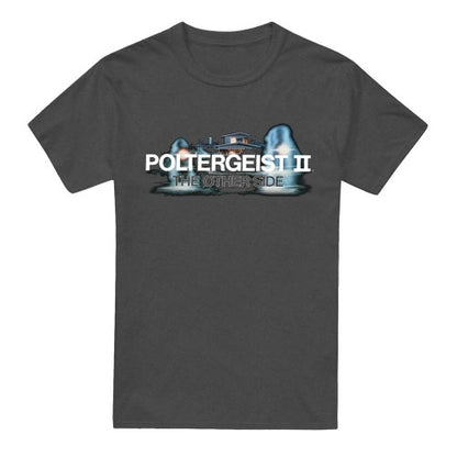Front - Poltergeist Unisex Adult Logo Heather T-Shirt