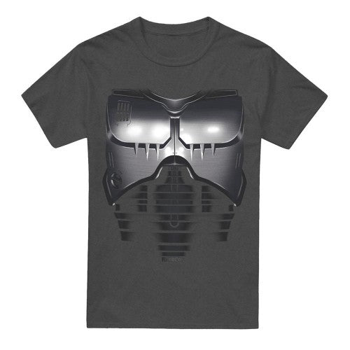 Front - Robocop Unisex Adult Armour Heather T-Shirt