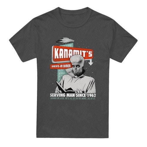 Front - The Twilight Zone Unisex Adult Kanamits Diner Heather T-Shirt