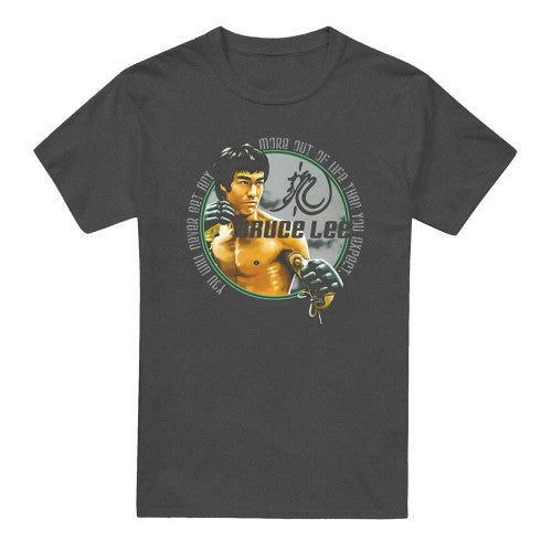 Front - Bruce Lee Unisex Adult Expectations Heather T-Shirt