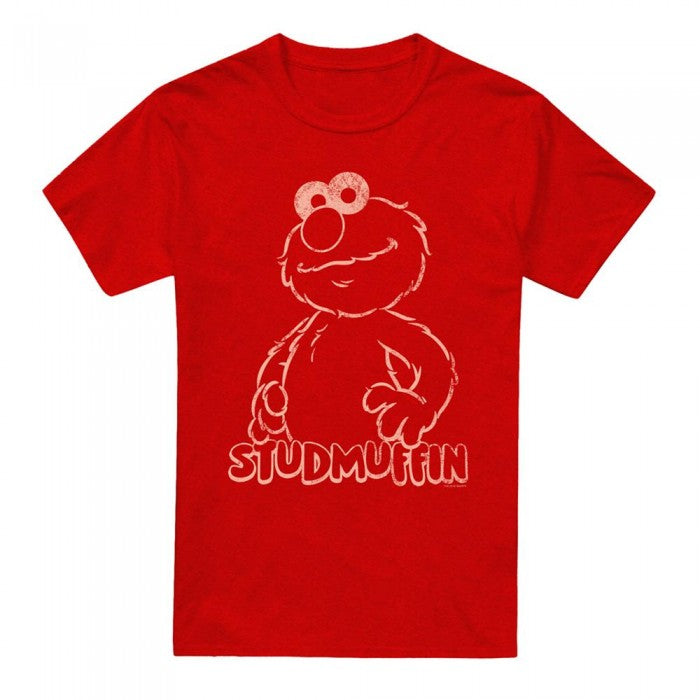 Front - Sesame Street Unisex Adult Studmuffin Heather T-Shirt