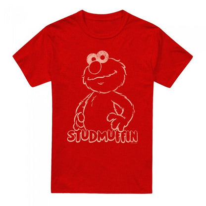 Front - Sesame Street Unisex Adult Studmuffin Heather T-Shirt