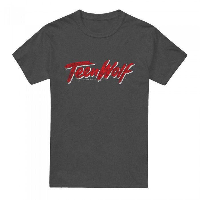 Front - Teen Wolf Unisex Adult Scrawl Logo Heather T-Shirt
