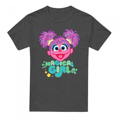 Front - Sesame Street Unisex Adult Magical Girl Abby Cadabby Heather T-Shirt