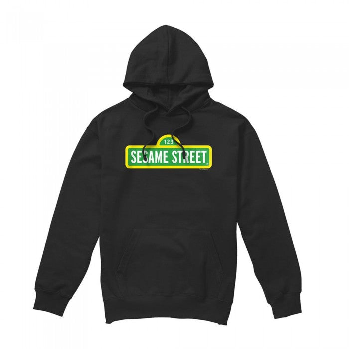 Front - Sesame Street Unisex Adult Logo Hoodie