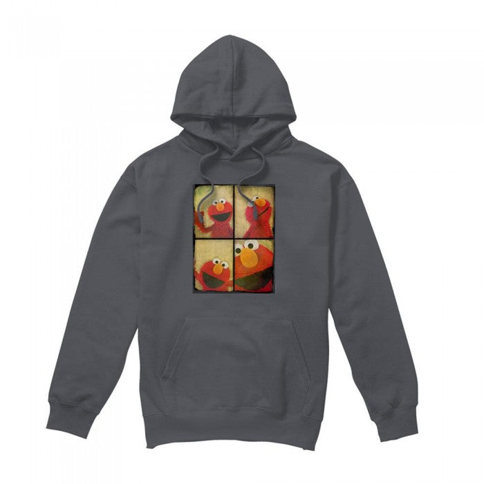Front - Sesame Street Unisex Adult Elmo Photobooth Hoodie