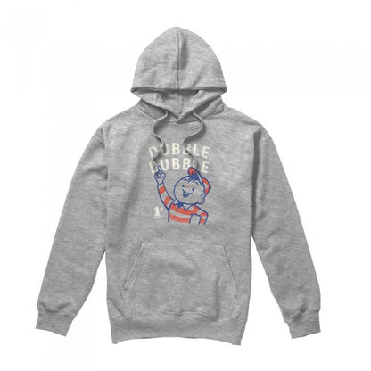 Front - Dubble Bubble Unisex Adult Finger Pointing Heather Hoodie