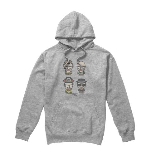 Front - Breaking Bad Unisex Adult Faces Of Walt Heather Hoodie