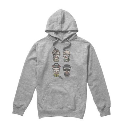 Front - Breaking Bad Unisex Adult Faces Of Walt Heather Hoodie