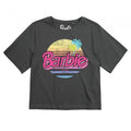 Front - Barbie Womens/Ladies Vacay Boxy Crop T-Shirt