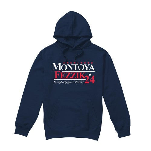 Front - The Princess Bride Unisex Adult Montoya And Fezzik For President 24 Hoodie