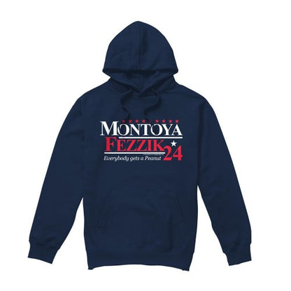 Front - The Princess Bride Unisex Adult Montoya And Fezzik For President 24 Hoodie