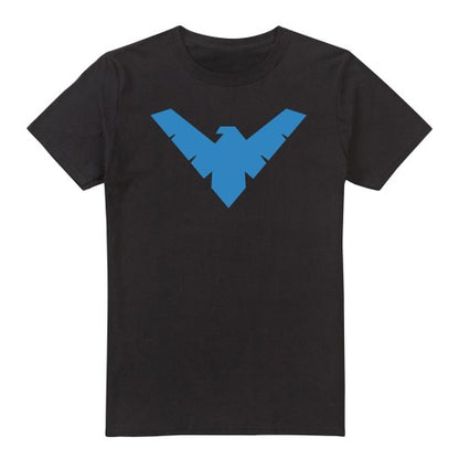 Front - Batman Mens Nightwing Logo T-Shirt