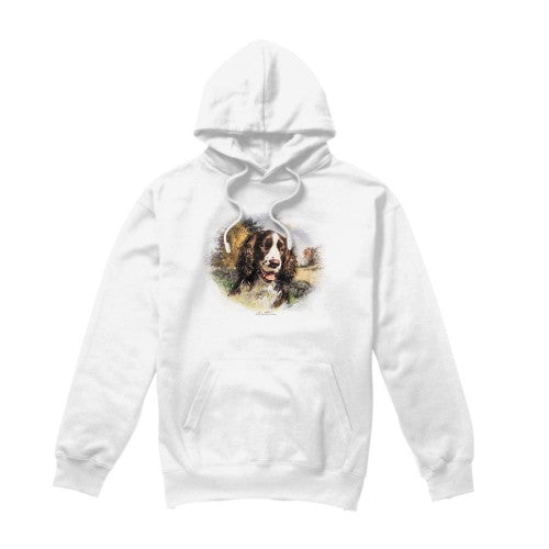 Front - Wildlife Unisex Adult Springer Spaniel Head Hoodie