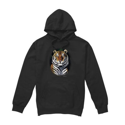 Front - Wildlife Unisex Adult Jungle Fire Hoodie