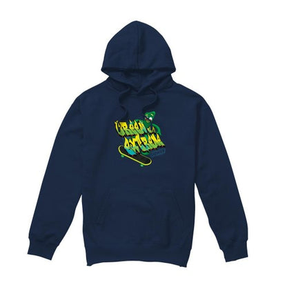 Front - Gumby Unisex Adult Green And Extreme Hoodie