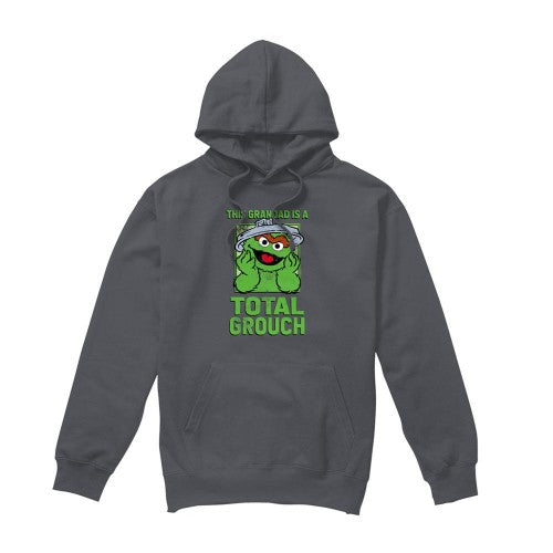 Front - Sesame Street Unisex Adult This Dad Is A Total Oscar The Grouch Fathers Day Hoodie