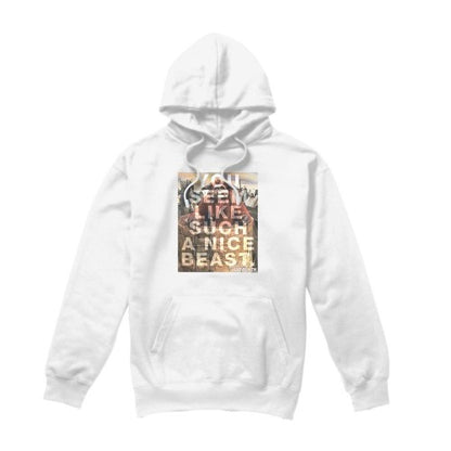 Front - Labyrinth Unisex Adult Nice Beast Hoodie