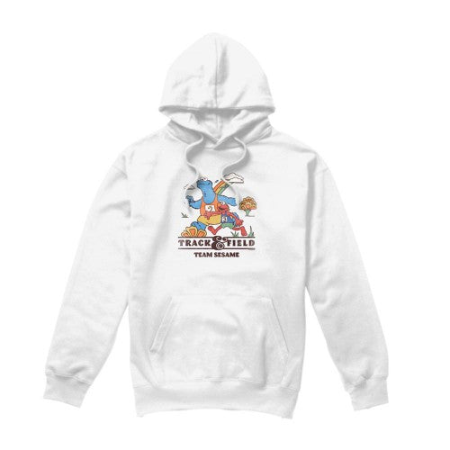 Front - Sesame Street Unisex Adult Track Field Hoodie