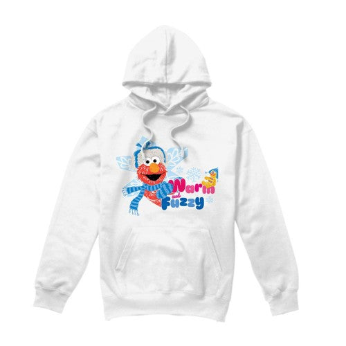 Front - Sesame Street Unisex Adult Warm And Fuzzy Elmo Hoodie