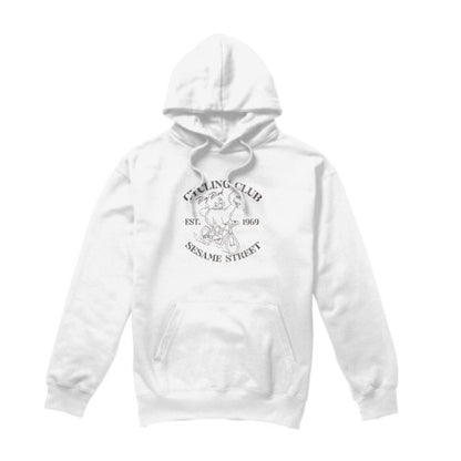 Front - Sesame Street Unisex Adult Cycling Club Big Bird Hoodie