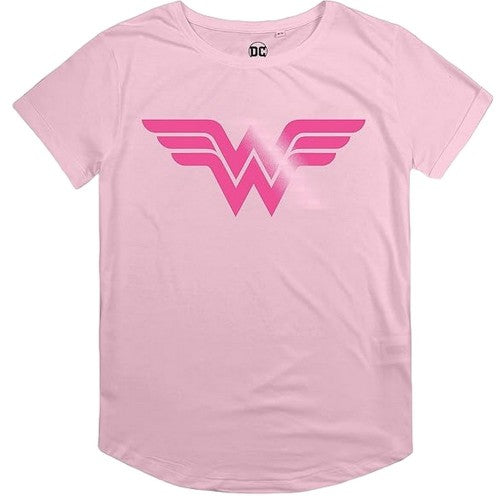Front - Wonder Woman Womens/Ladies Basic Gradient Logo T-Shirt