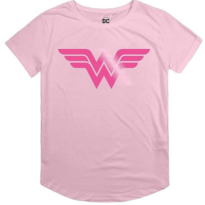 Front - Wonder Woman Womens/Ladies Basic Gradient Logo T-Shirt