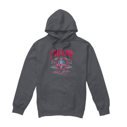 Front - Carroll Shelby Unisex Adult Hotrod Arched Hoodie