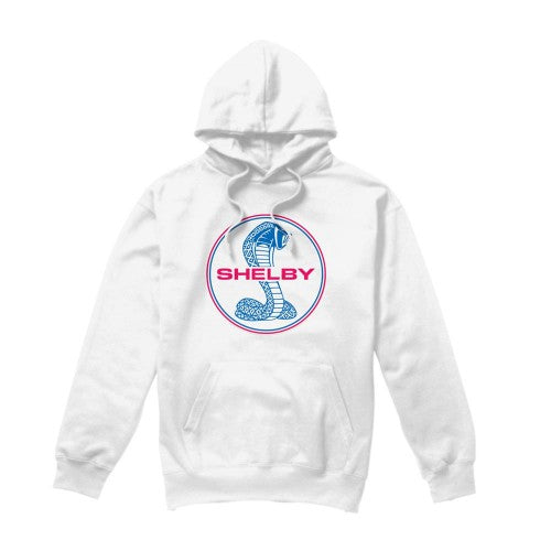 Front - Carroll Shelby Unisex Adult Circle Logo Hoodie