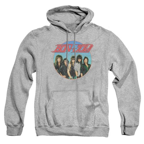 Front - Bon Jovi Unisex Adult Sphere Heather Hoodie