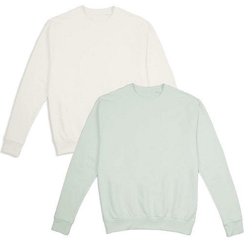 Front - Cotton Soul Womens/Ladies Plain Crew Neck Sweatshirt (Pack of 2)