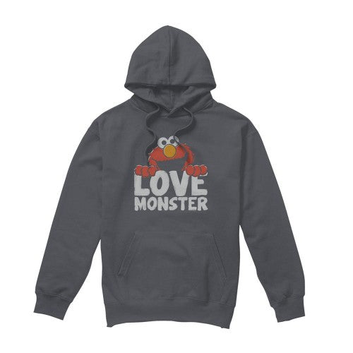 Front - Sesame Street Unisex Adult Love Monster Hoodie