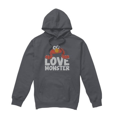 Front - Sesame Street Unisex Adult Love Monster Hoodie