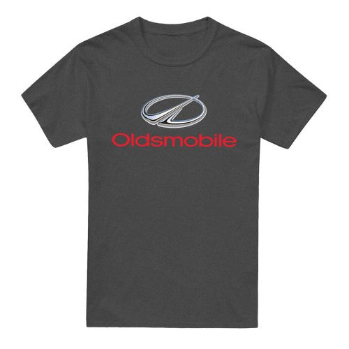 Front - Oldsmobile Unisex Adult Logo Heather Modern T-Shirt