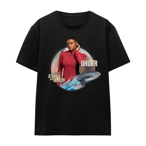 Front - Star Trek: Strange New Worlds Womens/Ladies Uhura T-Shirt