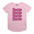 Front - Barbie Womens/Ladies Repeat Logo Regular T-Shirt