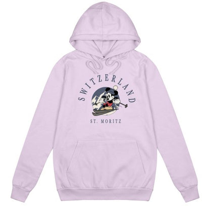 Front - Disney Womens/Ladies St Mortiz Mickey Mouse Hoodie