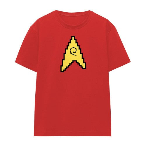 Front - Star Trek Womens/Ladies 8 Bit Engineering T-Shirt