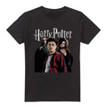 Front - Harry Potter Mens Hogwarts 90s T-Shirt