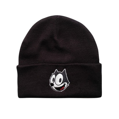 Front - Felix The Cat Mens Face Beanie