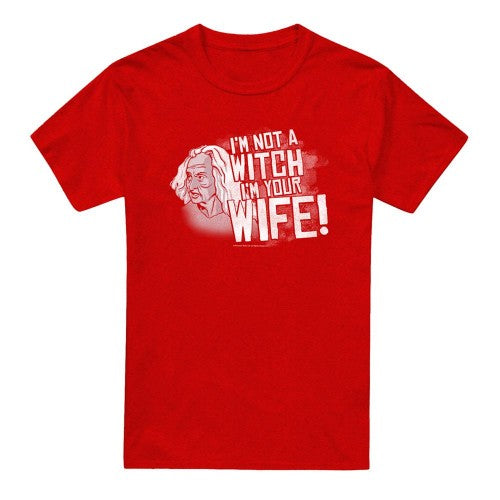 Front - The Princess Bride Unisex Adult Not A Witch Heather T-Shirt