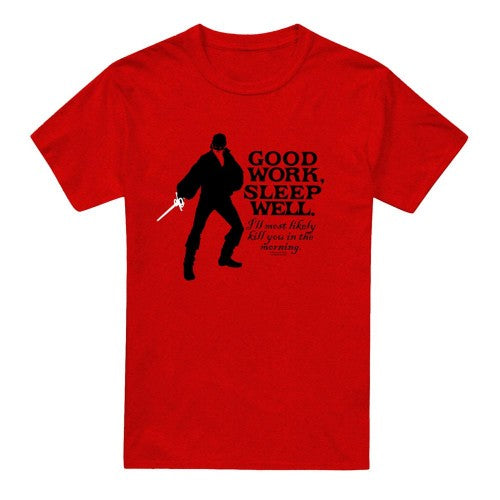 Front - The Princess Bride Unisex Adult Good Work Heather T-Shirt