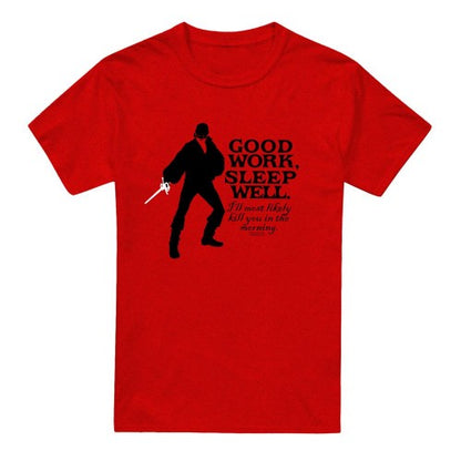 Front - The Princess Bride Unisex Adult Good Work Heather T-Shirt